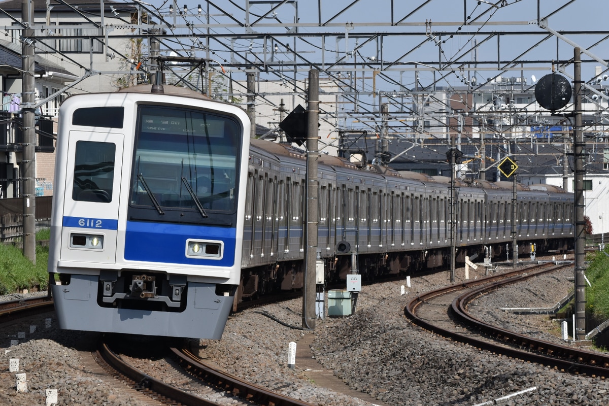 西武鉄道 小手指車両基地 6000系 6112F