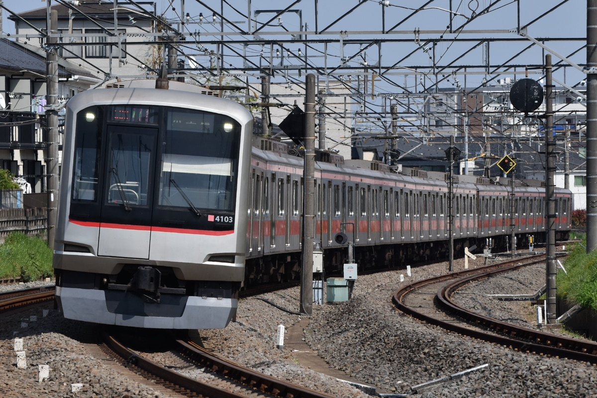 東急電鉄 元住吉検車区 5050系 4103F