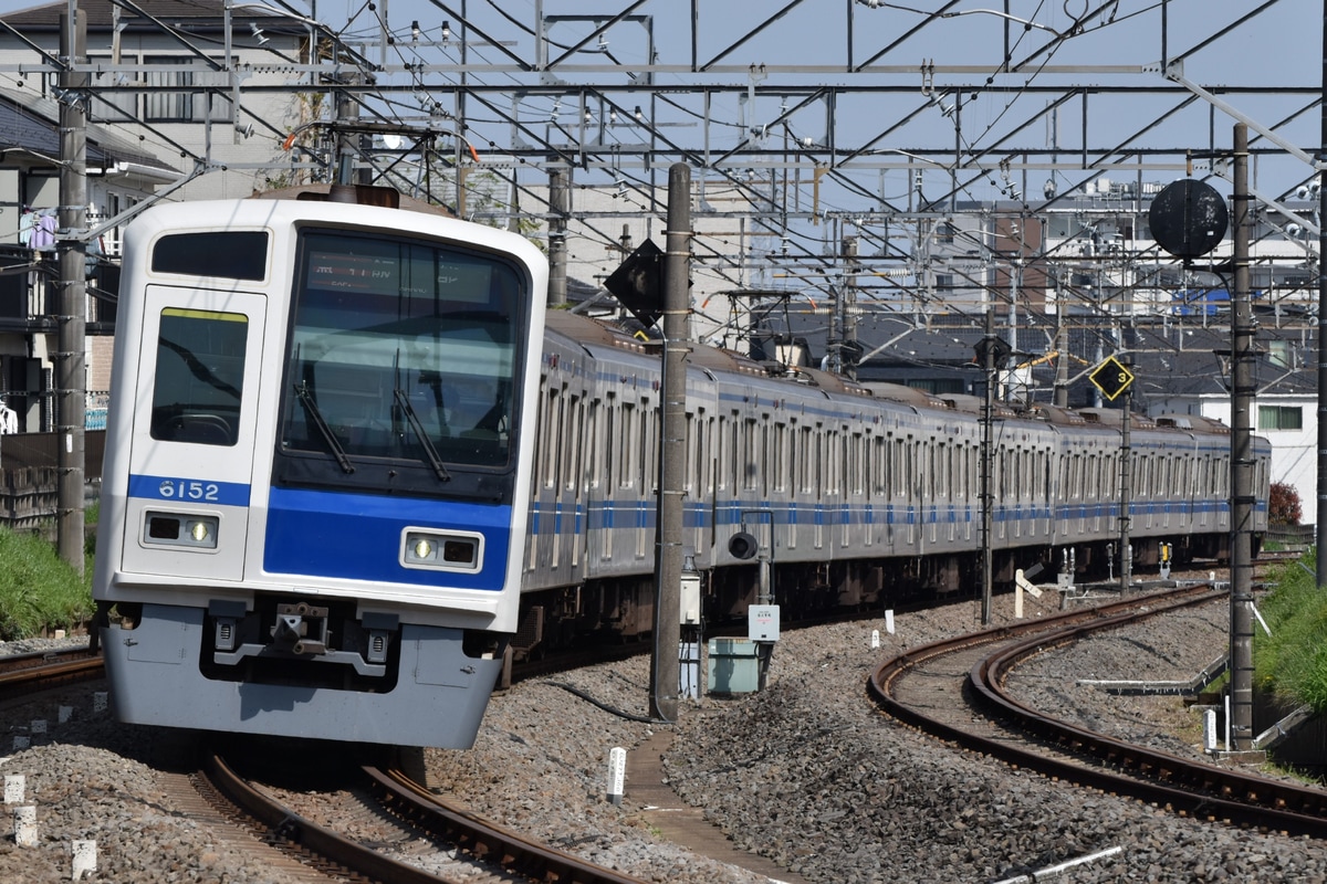 西武鉄道 小手指車両基地 6000系 6152F