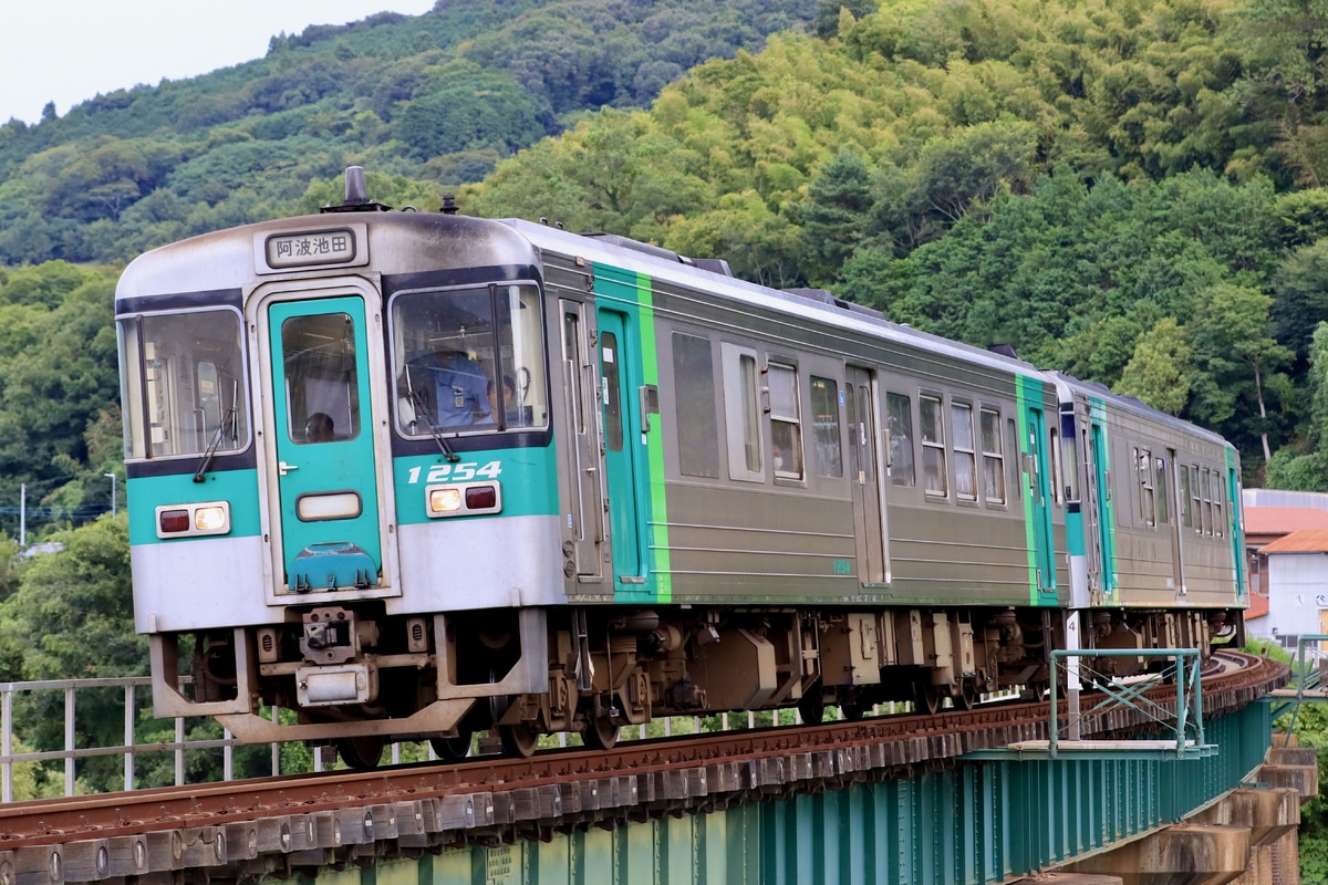 JR四国 徳島運転所 1200形 1254