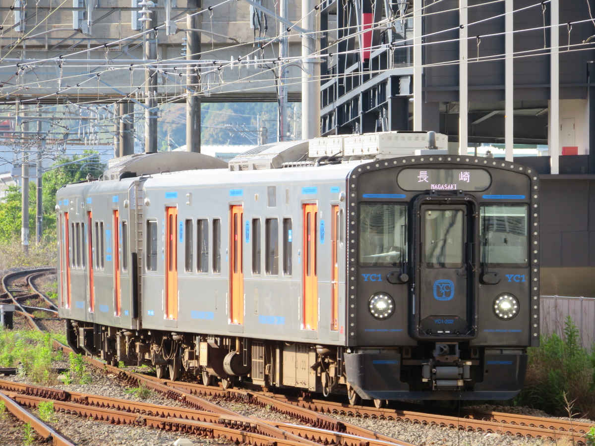 JR九州 長崎鉄道事業部佐世保車両センター YC1系 YC1-202+YC1-1202