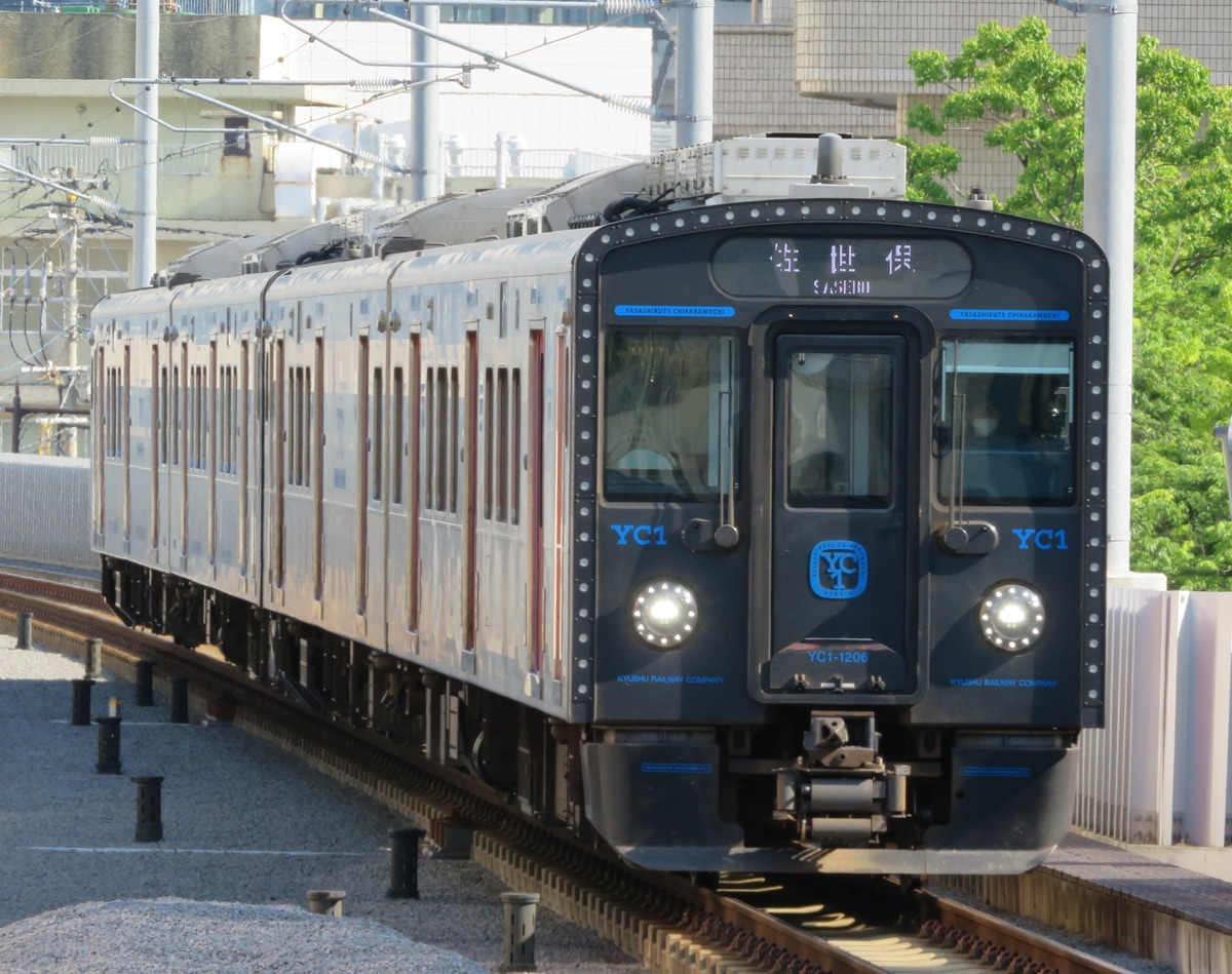 JR九州 長崎鉄道事業部佐世保車両センター YC1系 YC1-206+YC1-1206