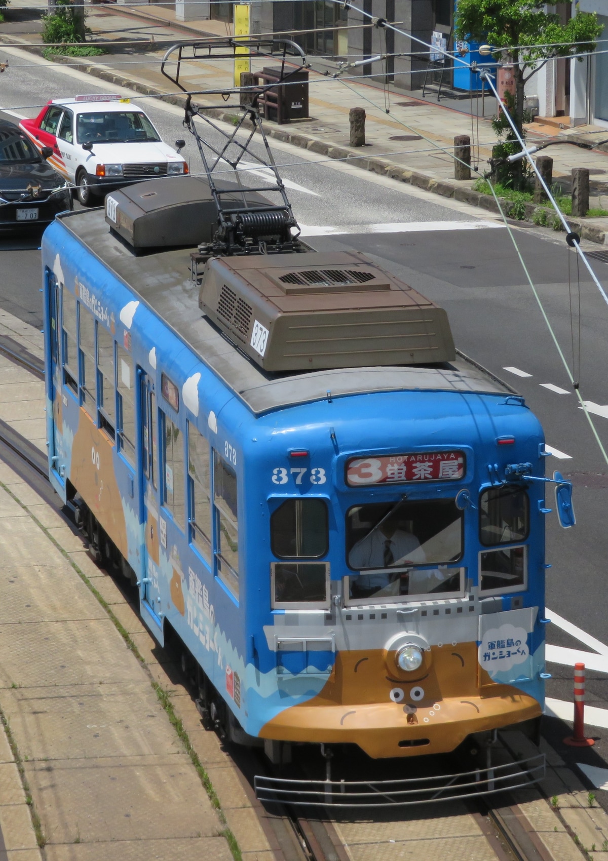 長崎電気軌道 浦上車庫 370形 373