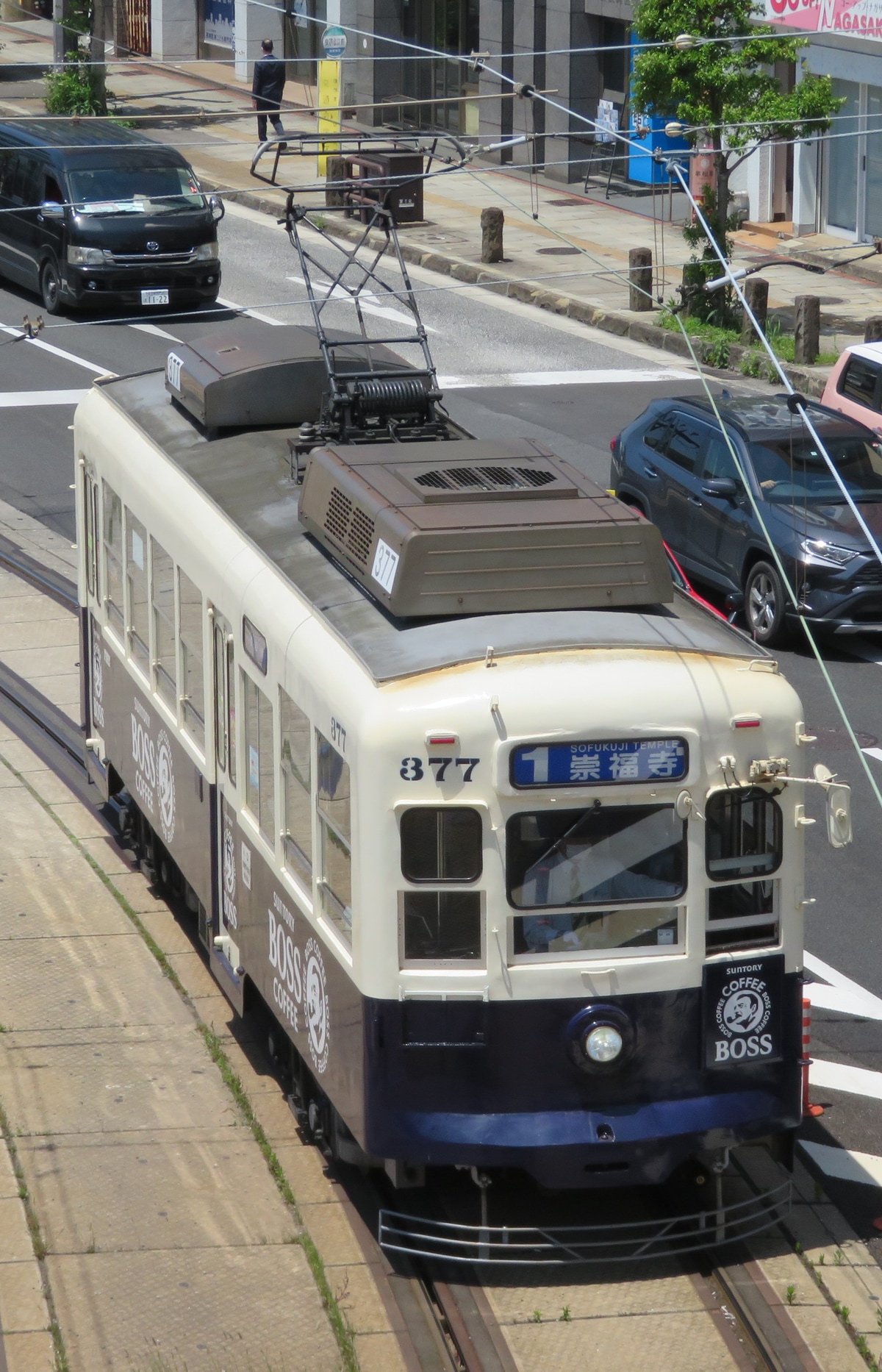 長崎電気軌道 浦上車庫 370形 377