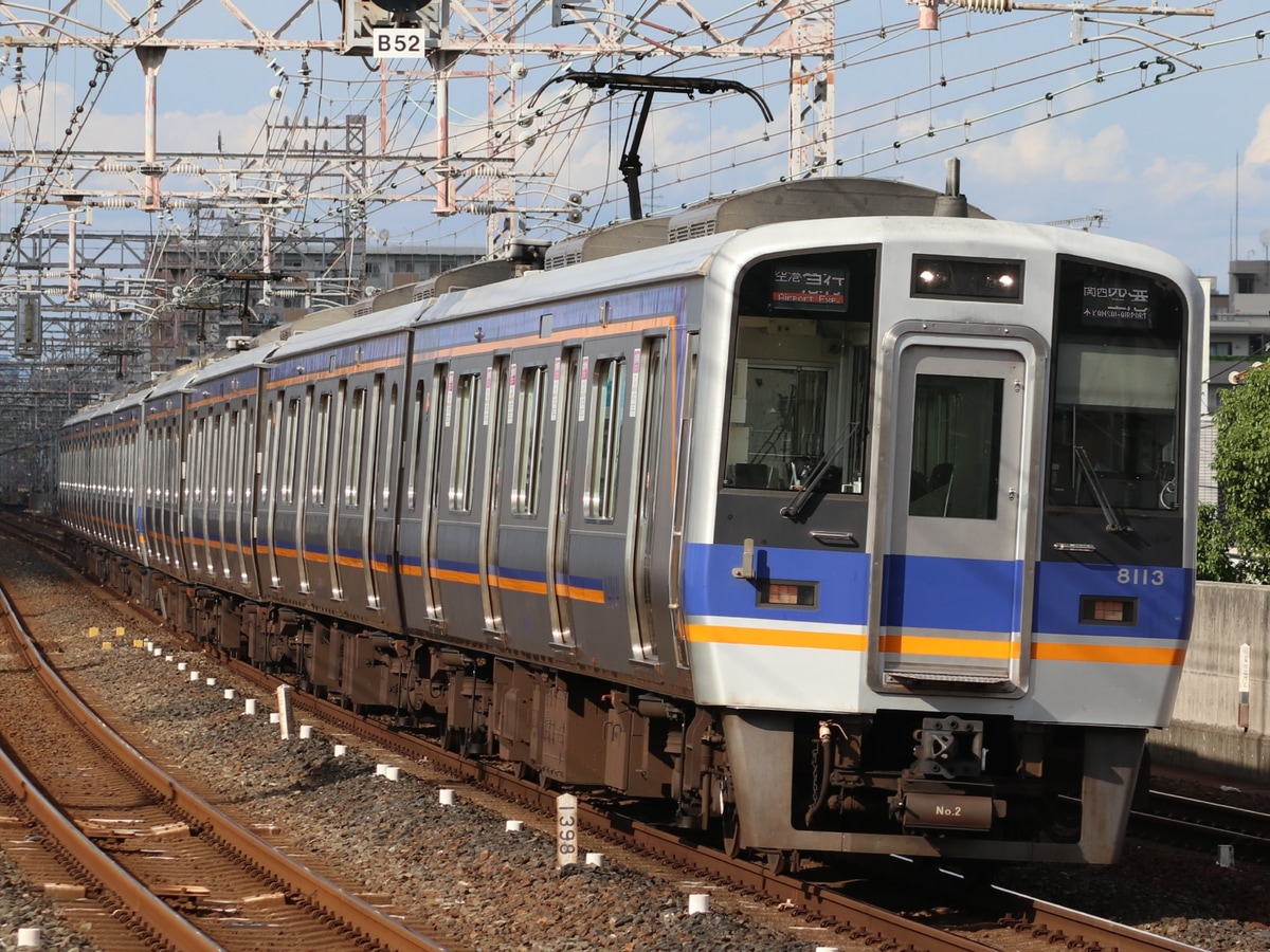 南海電気鉄道 住ノ江検車区 8000系 8013F