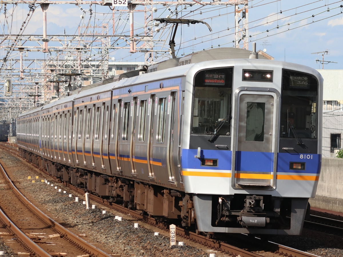 南海電気鉄道 住ノ江検車区 8000系 8001F