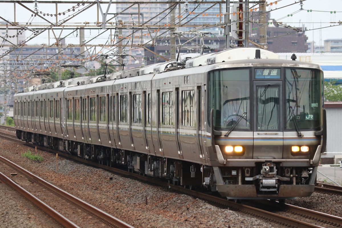 JR西日本 網干総合車両所本所 223系 ホシV33編成