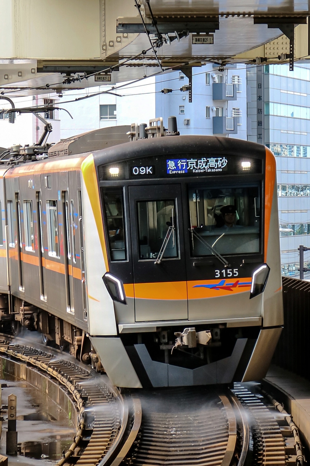 京成電鉄 宗吾車両基地 京成3100形 3155編成