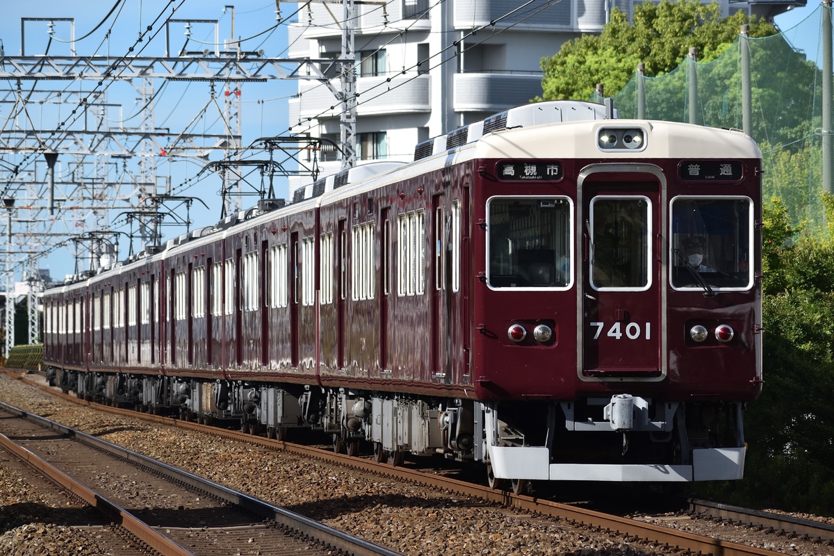 阪急電鉄 正雀車庫 7300系 7300F