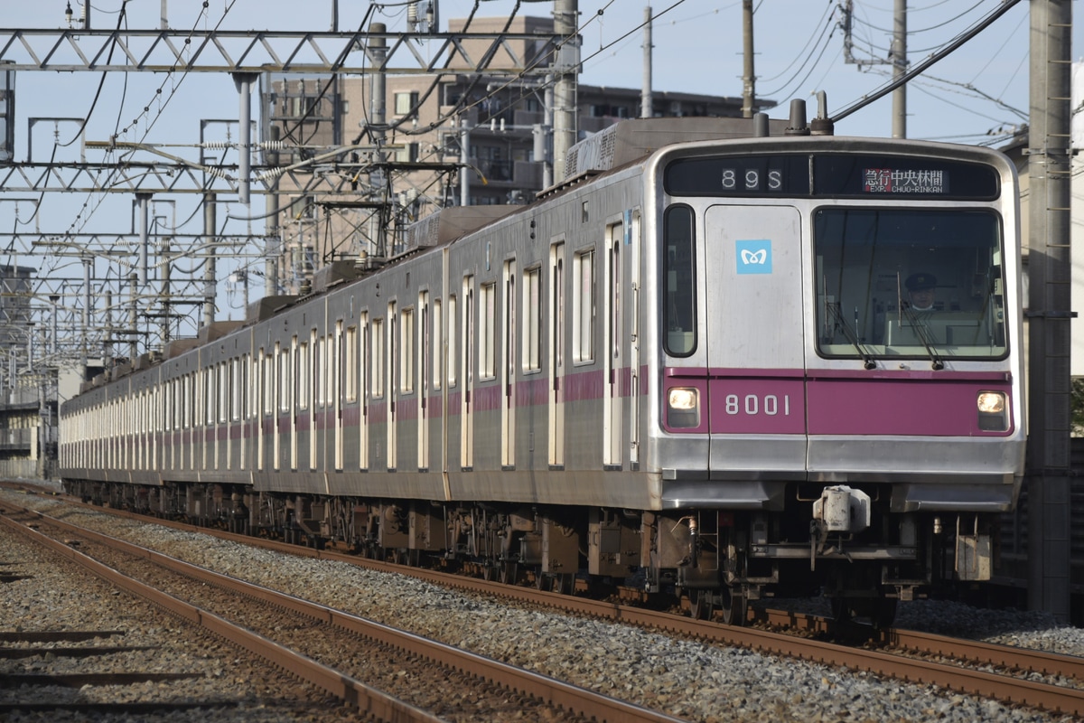 東京メトロ 鷺沼検車区 8000系 8101F