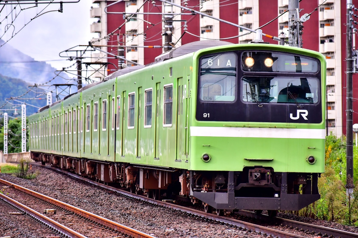 JR西日本  201系 ND607編成