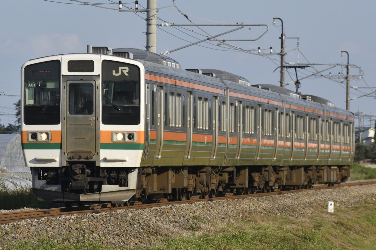 JR東日本 高崎車両センター 211系 タカA61編成