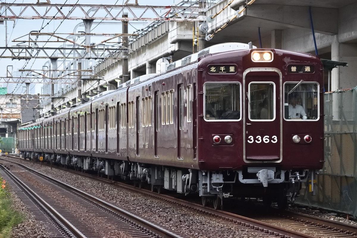 阪急電鉄 正雀車庫 3300系 3323F