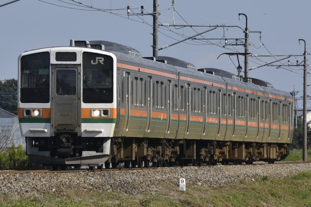 JR東日本 高崎車両センター 211系 タカA56編成