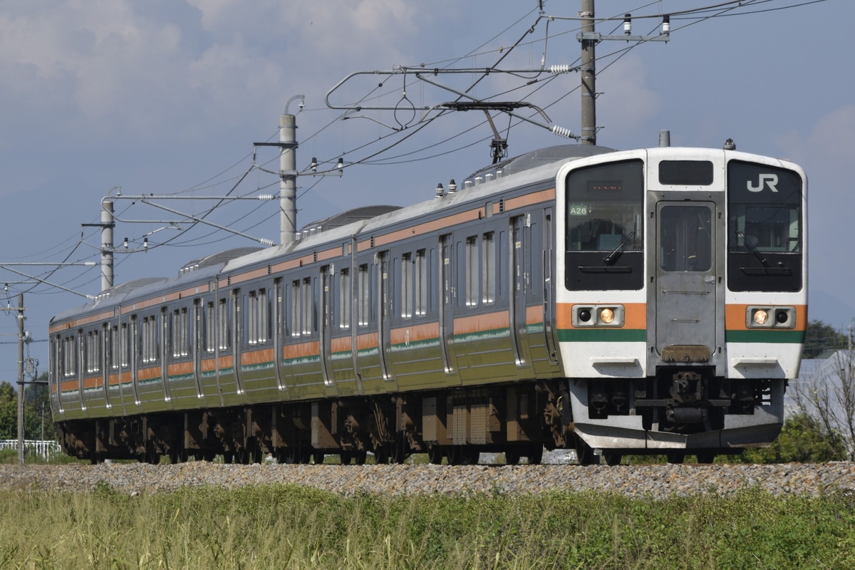 JR東日本 高崎車両センター 211系 タカA26編成