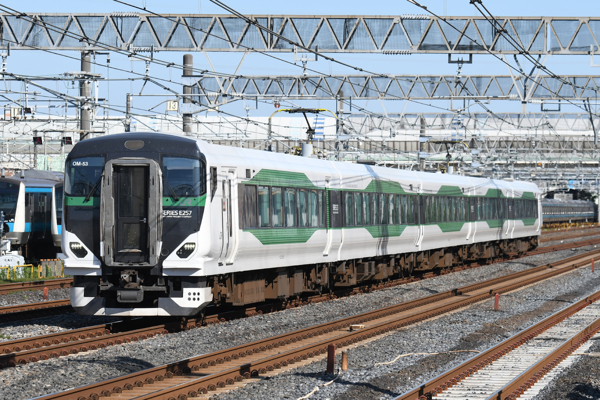 JR東日本 大宮総合車両センター東大宮センター E257系 OM-53編成