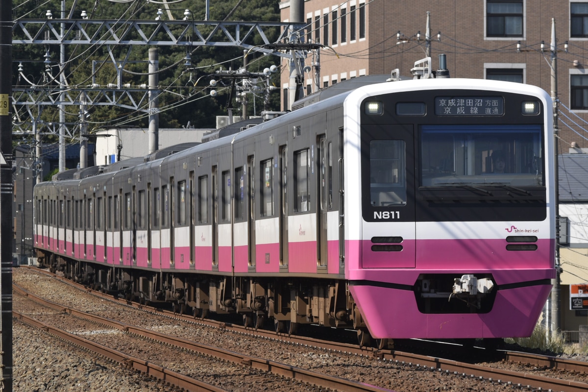 新京成電鉄 くぬぎ山車両基地 N800形 N818編成