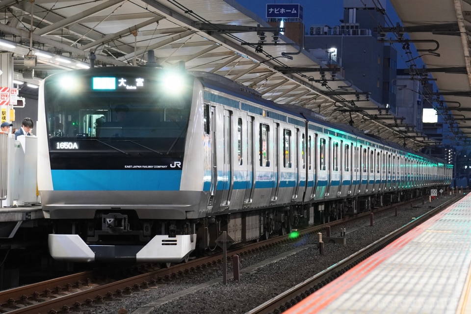 JR東E233系サイ121編成<br class="br-sp" />(ウラ121編成)の写真