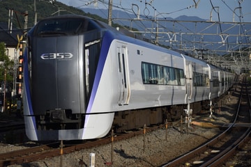 JR東日本E353系モトS118編成を酒折～甲府間で撮影した画像