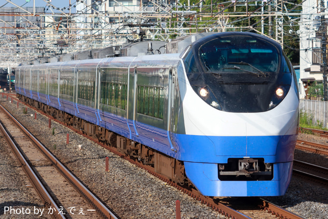 勝田車両センターE657系カツK1編成を松戸～金町間で撮影した写真