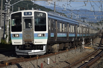 JR東日本211系ナノN612編成を酒折～甲府間で撮影した画像