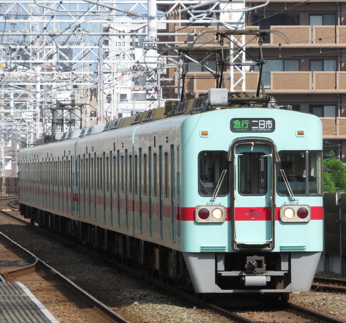 西日本鉄道 筑紫車両基地 6000形 6702F