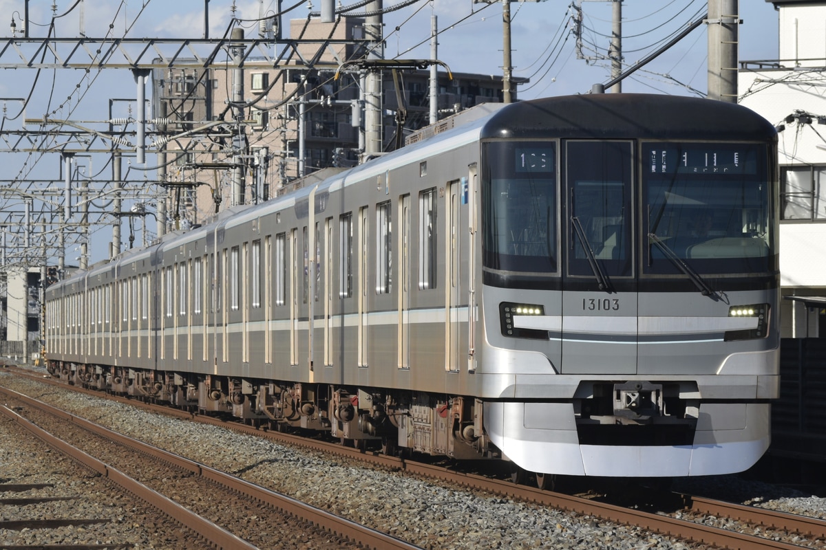 東京メトロ 千住検車区 13000系 13103F