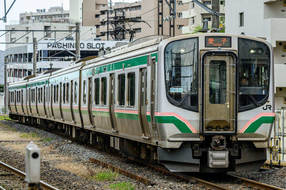JR東E721系センP4-10編成<br class="br-sp" />(センP4-10)(P4-10編成)の写真