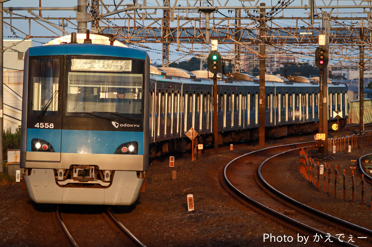 小田急電鉄 喜多見検車区 4000形 4558編成