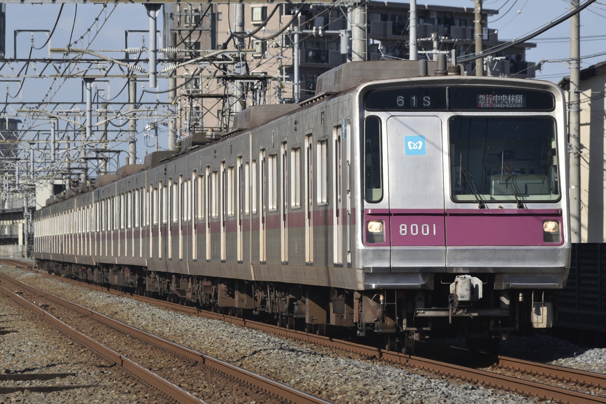 東京メトロ 鷺沼検車区 8000系 8101F