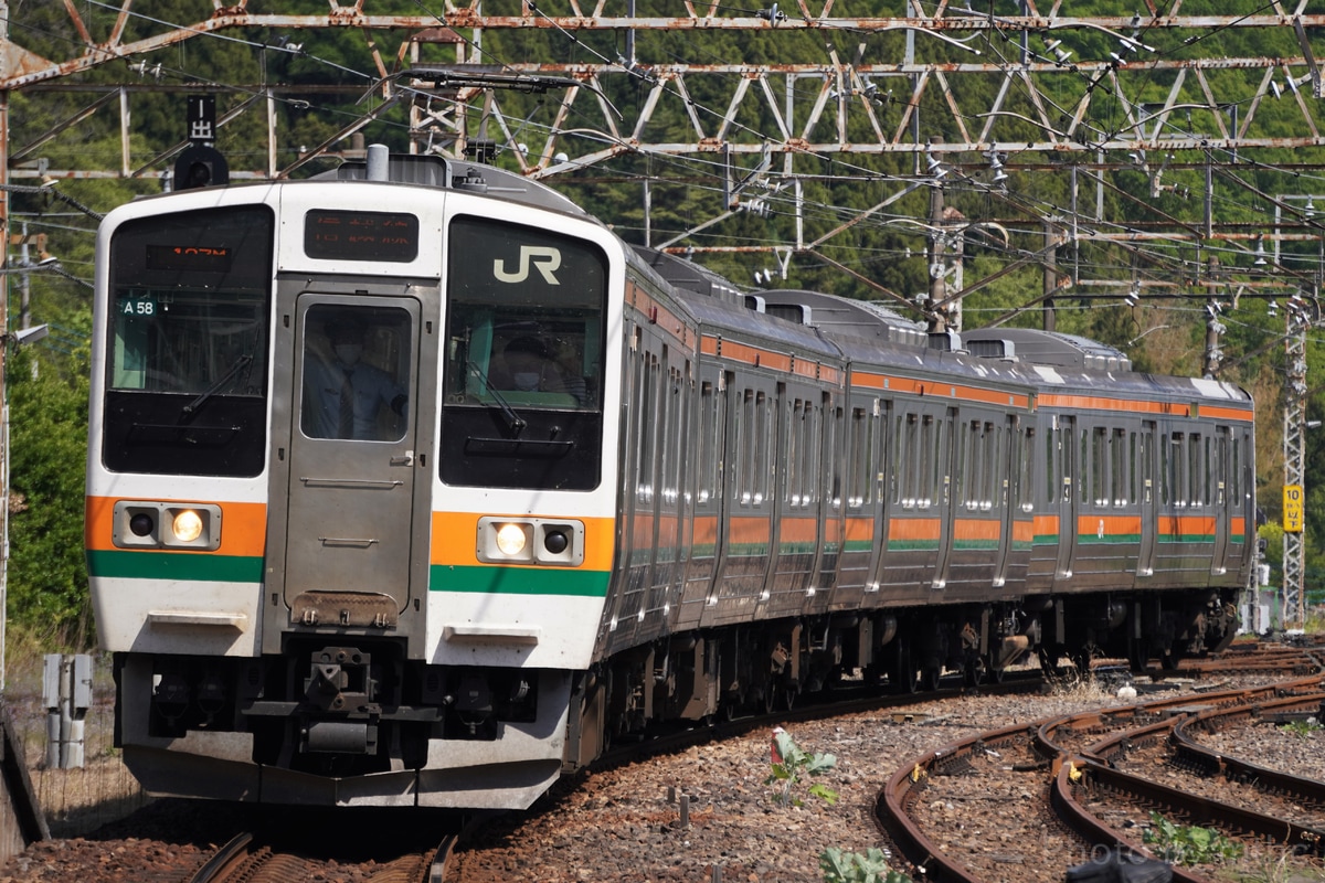 JR東日本 高崎車両センター 211系 タカA58編成