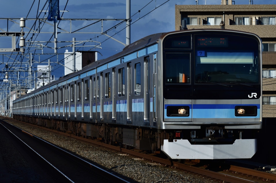 JR東E231系ミツK7編成<br class="br-sp" />(K7編成)(ミツK7)の写真