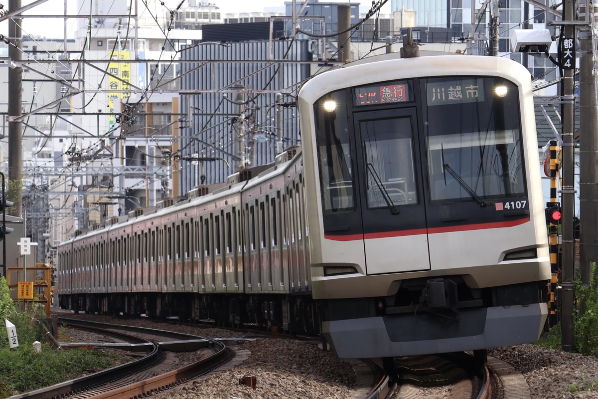 東急電鉄 元住吉検車区 5050系 4107F