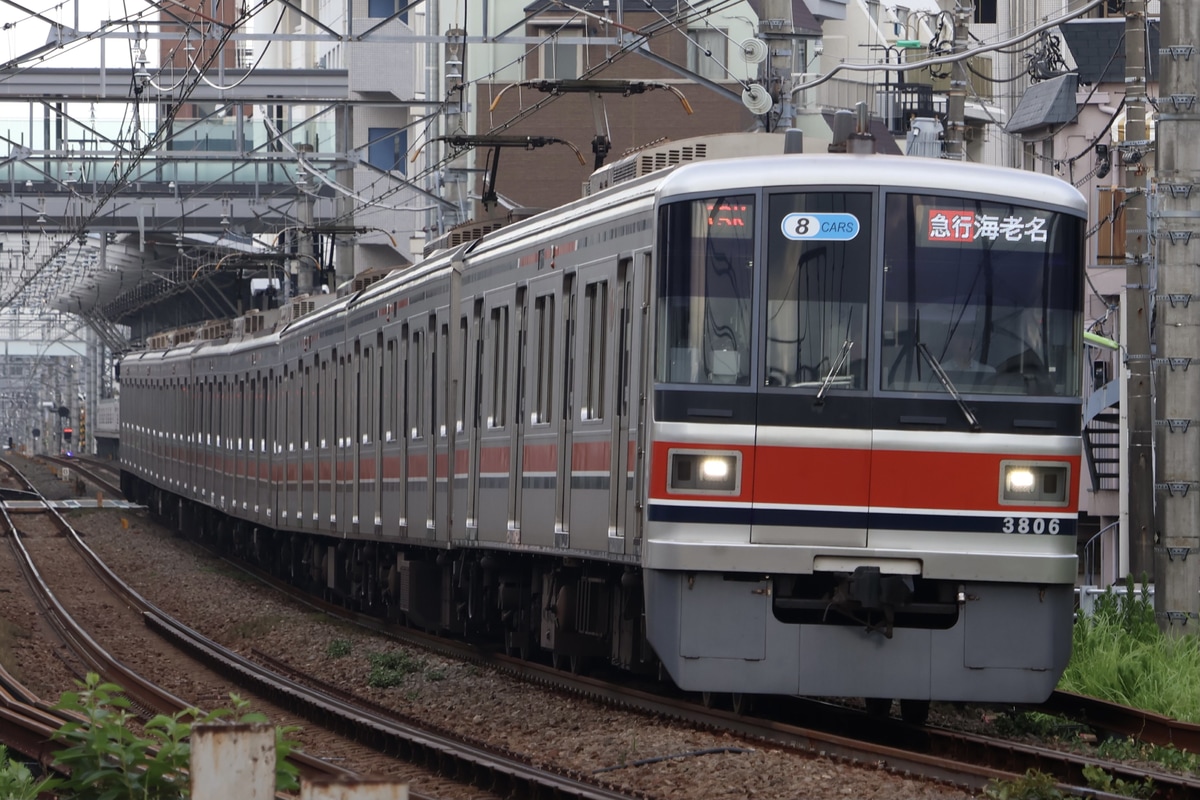 東急電鉄 元住吉検車区 3000系 3106F