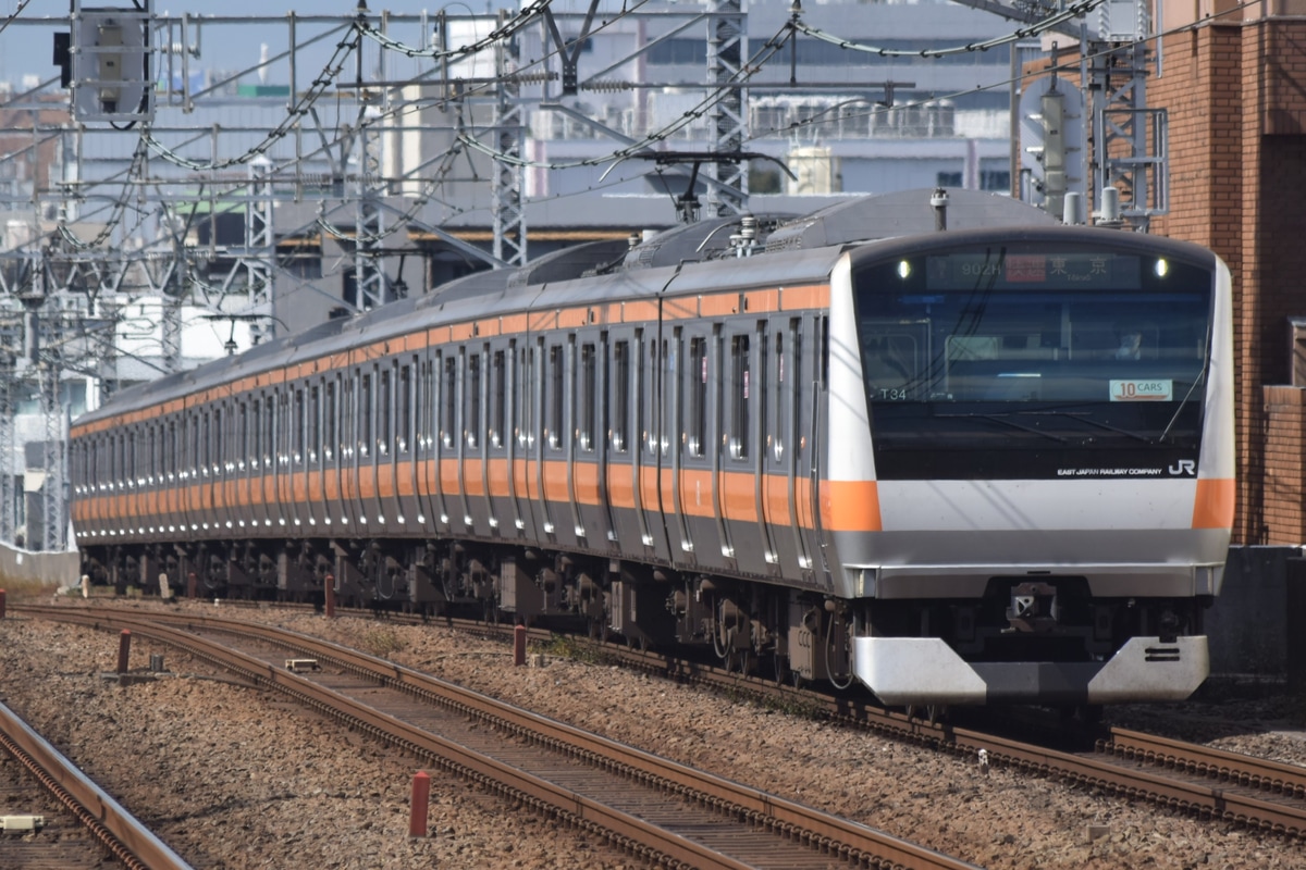 JR東日本 豊田車両センター E233系 トタT34編成