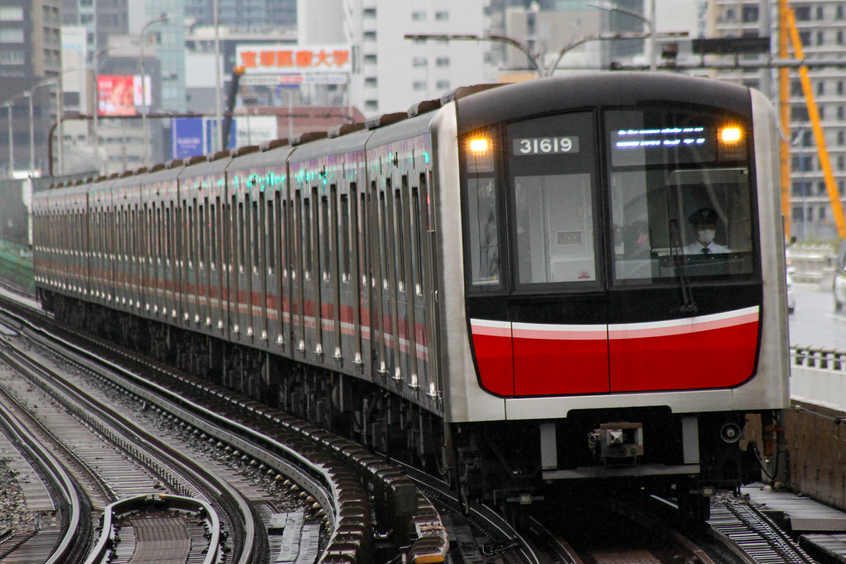 大阪市高速電気軌道 中百舌鳥検車場 30000系 31619F