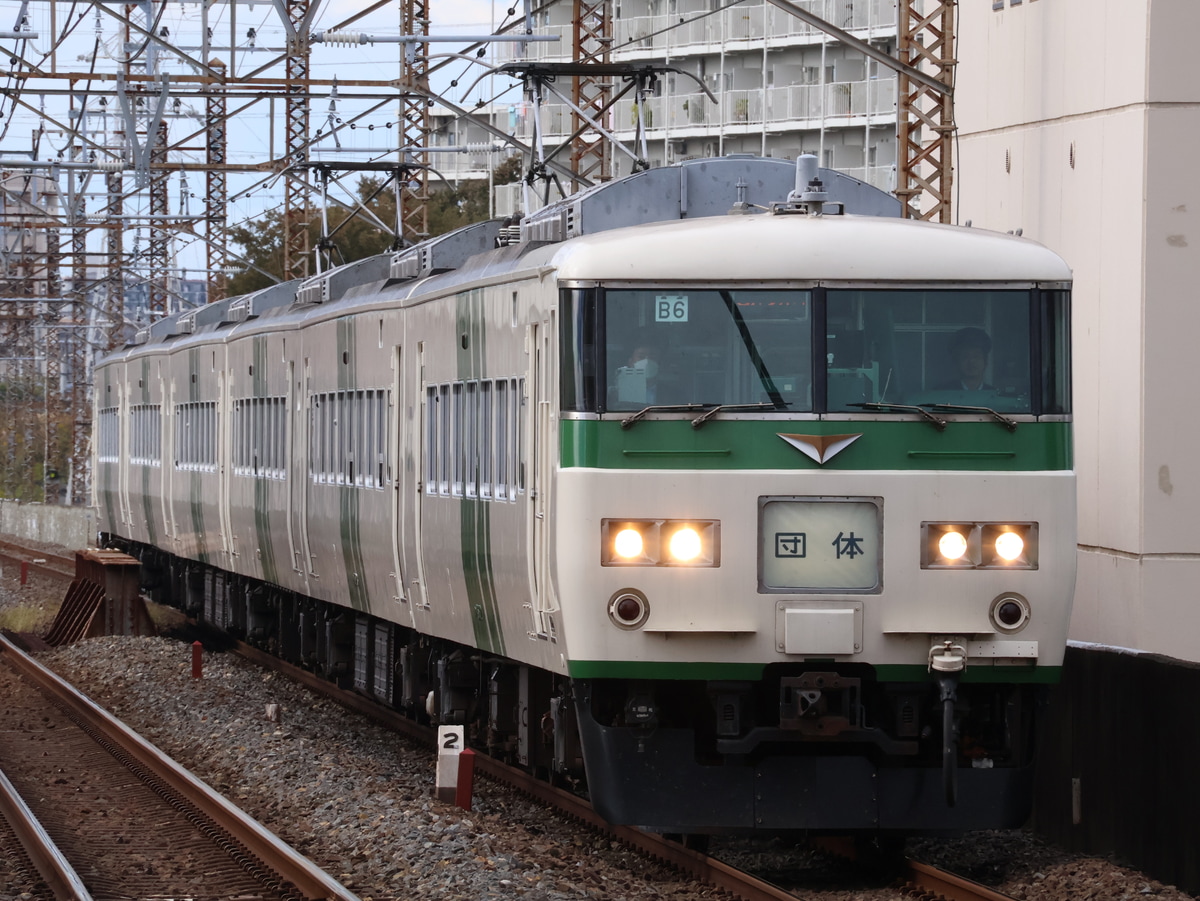 JR東日本 大宮総合車両センター東大宮センター 185系 B6編成