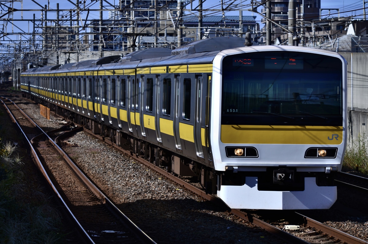 JR東日本 三鷹車両センター E231系 ミツA531編成