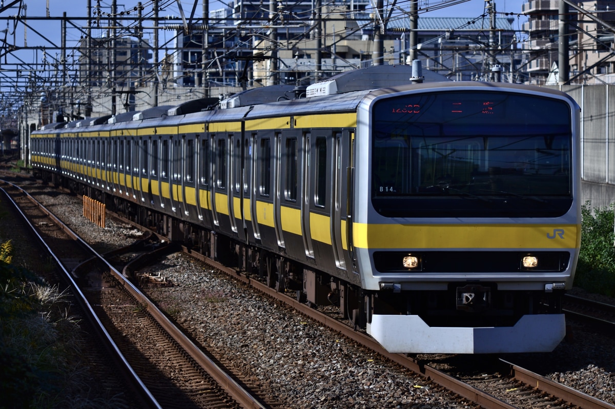 JR東日本 三鷹車両センター E231系 ミツB14編成