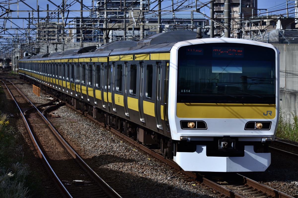 JR東日本 三鷹車両センター E231系 ミツA514編成