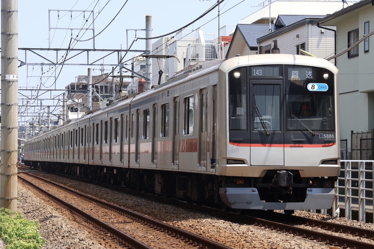 東急電鉄 元住吉検車区 5080系 5186F