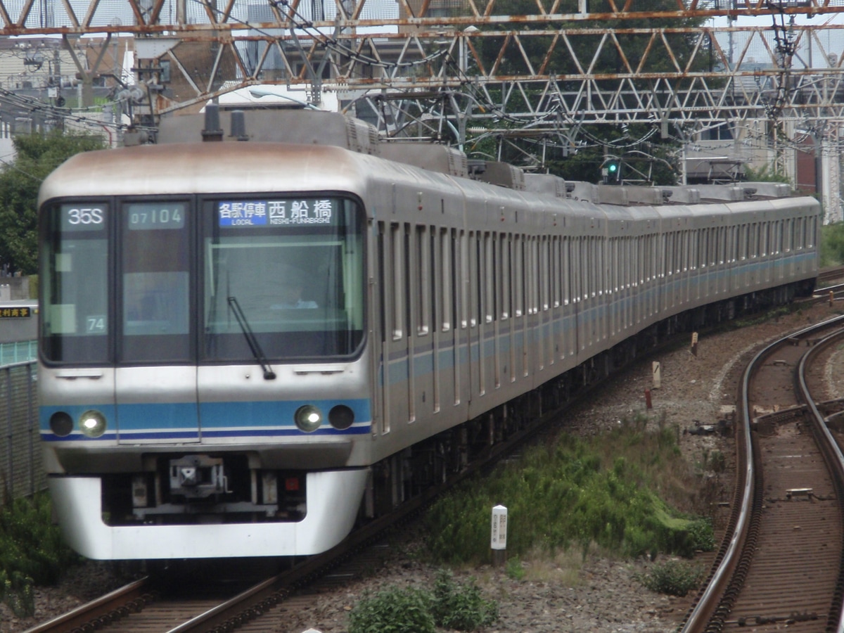 東京メトロ 深川検車区 07系 07-104F