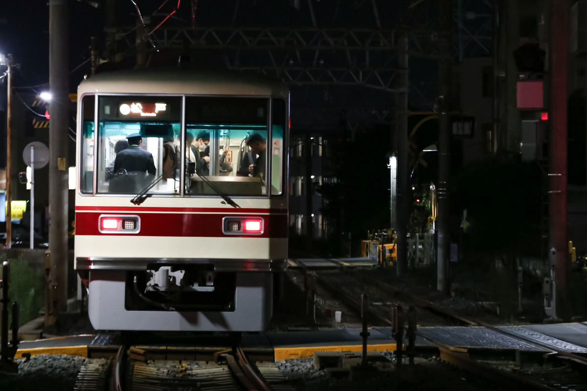 新京成電鉄 くぬぎ山車両基地 8800形 8808f