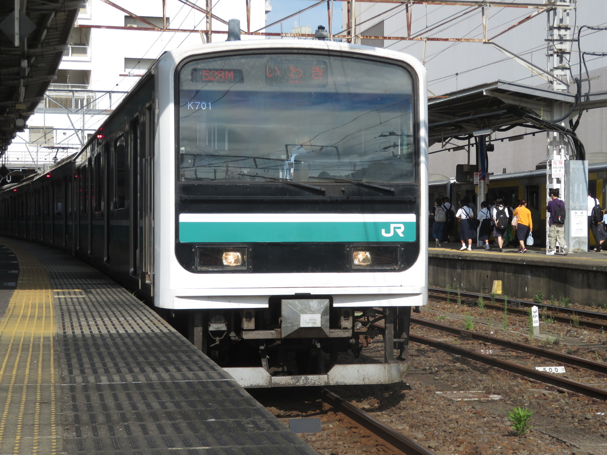 JR東日本 勝田車両センター E501系 カツK701編成