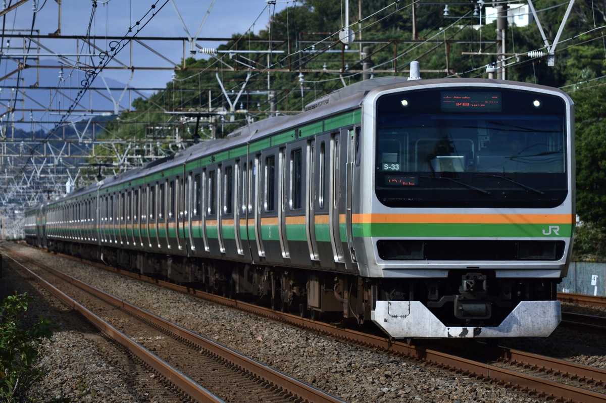 JR東日本 国府津車両センター E231系 コツS-33編成