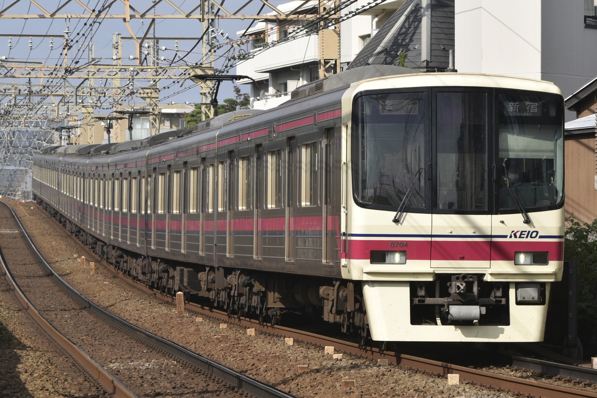 京王電鉄 京王線(若葉台検車区/高幡不動検車区) 8000系 8704F