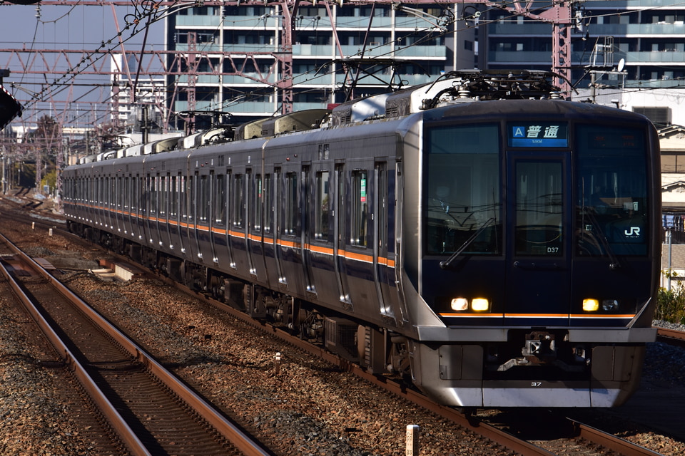 JR西321系D37編成（網干総合車両所明石支所）の編成データ、編成表