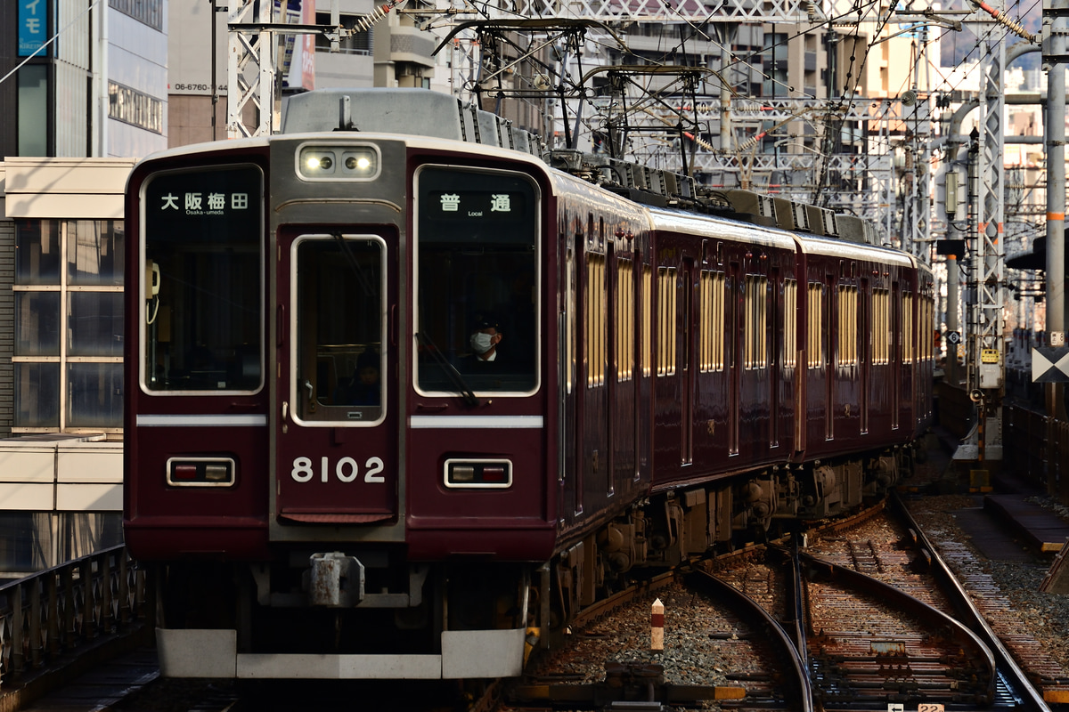 阪急電鉄 西宮車庫 8000系 8002F