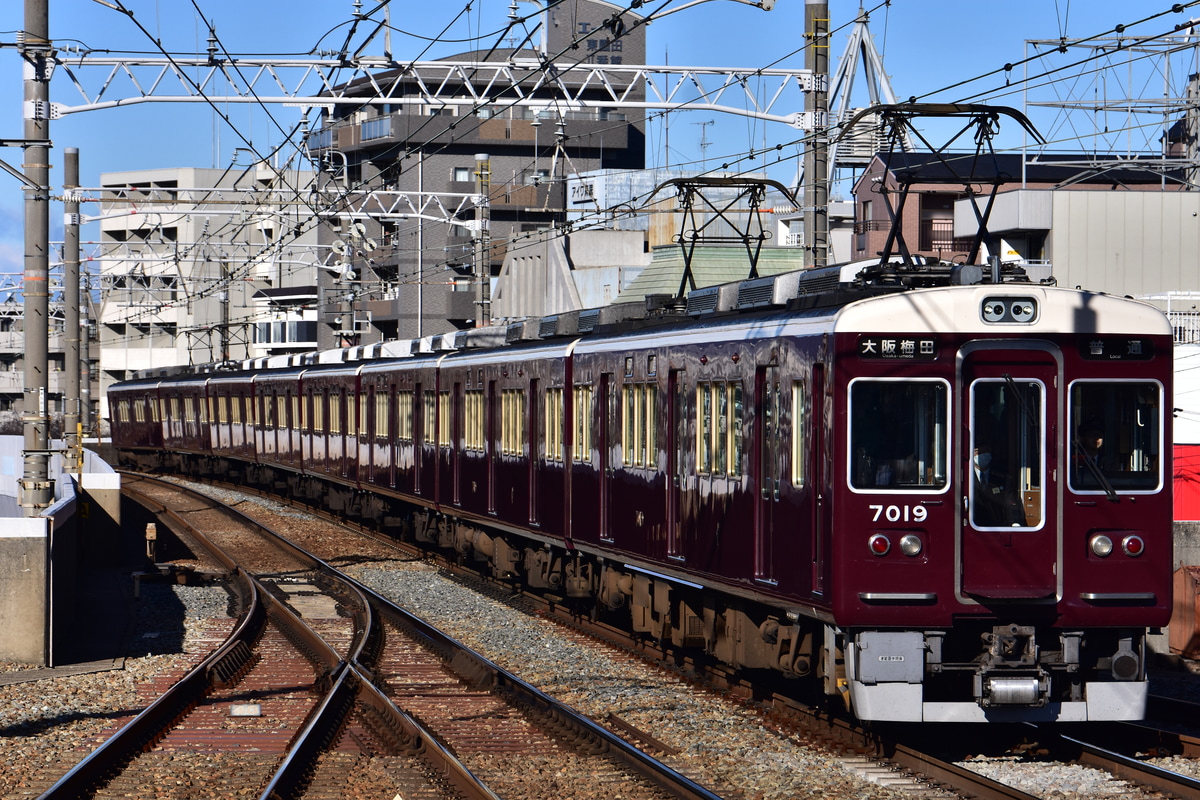 阪急電鉄 西宮車庫 7000系 7019F