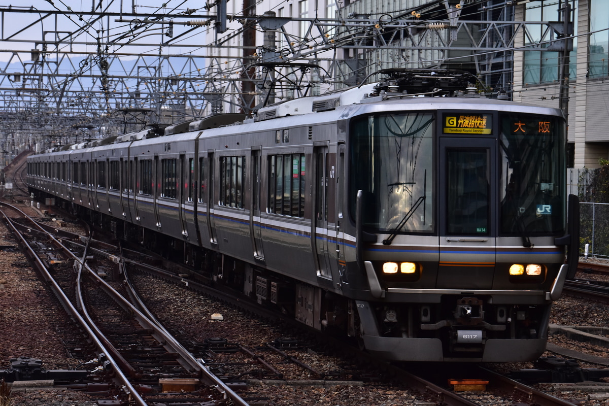 JR西日本 網干総合車両所宮原支所 223系 MA14編成
